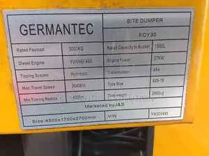3ton Site Dumper