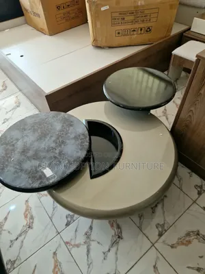 Contemporary Center Table With Side Stool