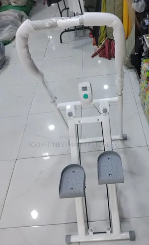 White Vertical Multifuntional Stair Stepper for Home Gyms.