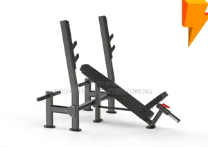 Heavy-Duty Commercial Olympic Incline Bench Press.