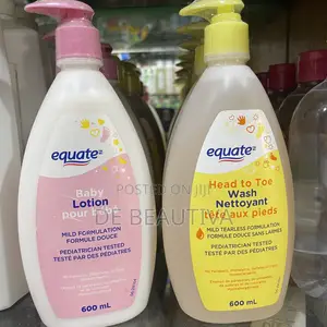 Equate Baby Wash Lotion Set (600ml) – Gentle Tearless