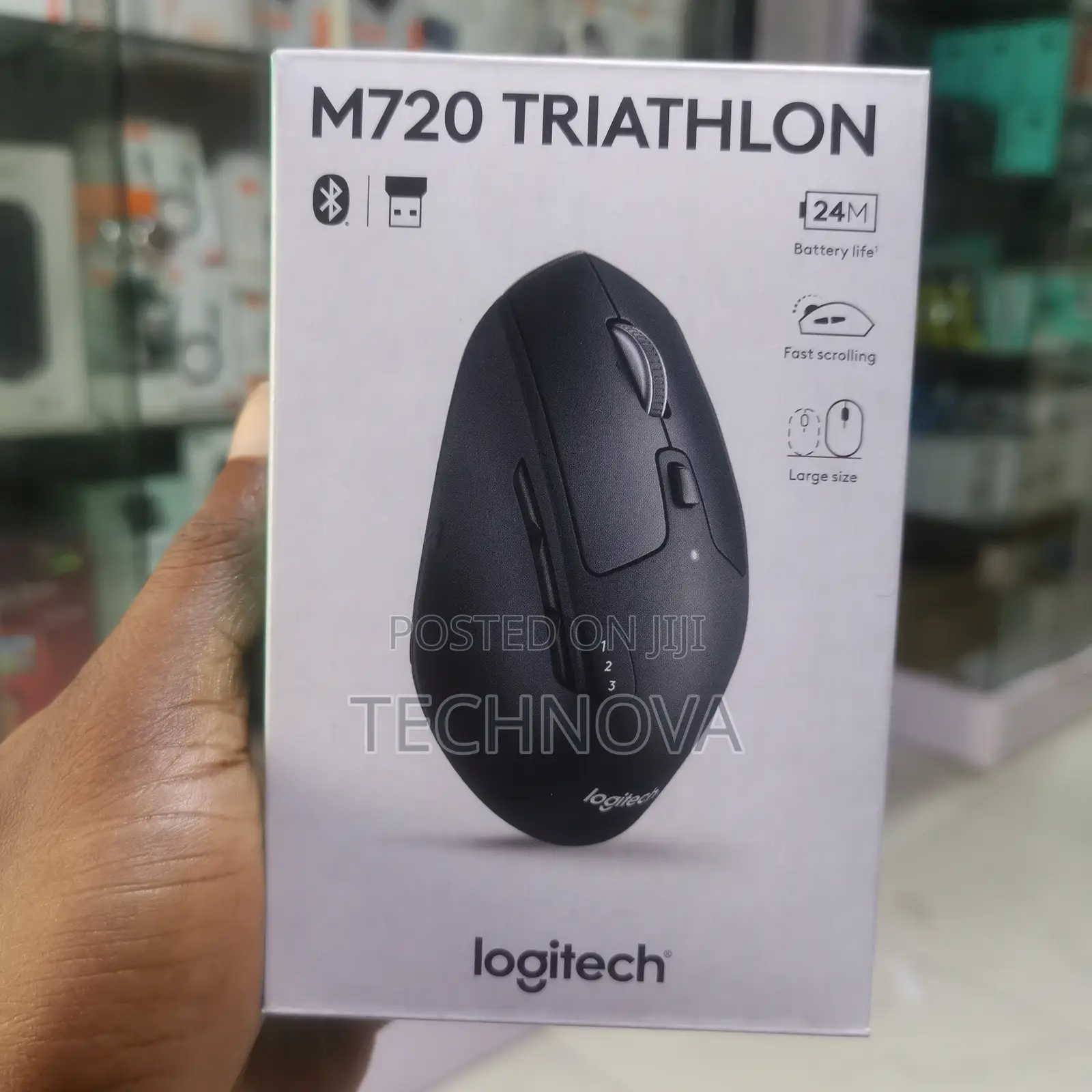 Logitech M720 Triathlon Wireless Mouse