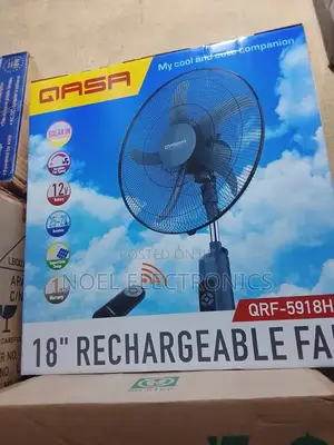 Qasa QRF 5918h Rechargeable Fan