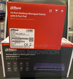 Dahua 10-port Managed Poe Switch (8-port Poe)