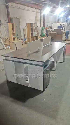 Imported Workstation Table for Four Persons.