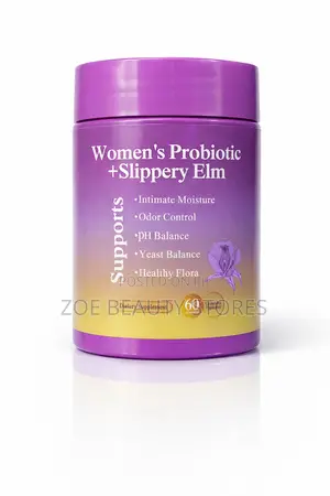 Women’S Probiotic + Slippery Elm Supplements (60 Capsules)
