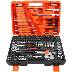 Set of 121pcs Hand Mechanic Socket Ratchet Wrench