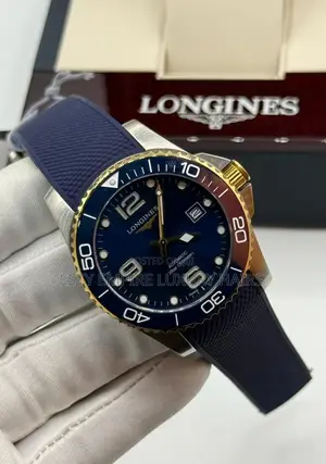 High Quality Luxury Longines Rubber Wristwatch
