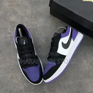 Original Air Jordan 1 Low Purple Court