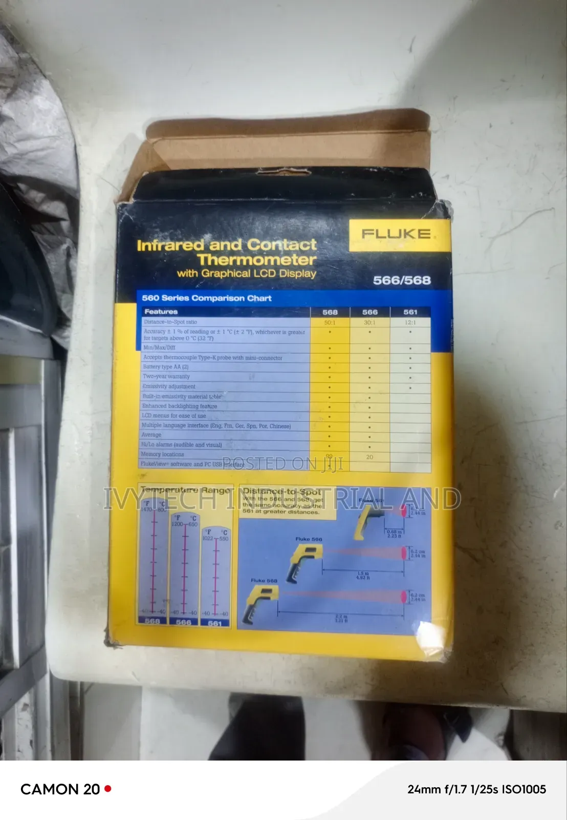 Fluke 568 Infrared Thermometer