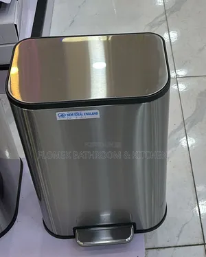 12l Premium Stainless Steel Pedal Bin – Modern, Durable Hygienic.