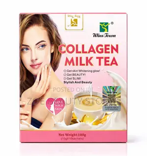 Wins Town Collagen Milk Tea (10 Sachets) {Wholesale and Retail}