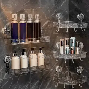 Acrylic Corner And Straight Shape Toilet Shelf 2st7
