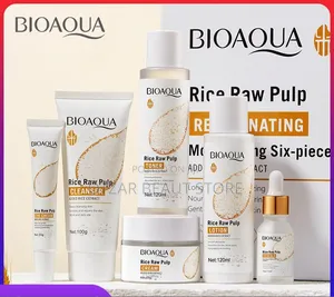 Bioaqua 6-in-1 Skincare Set for Pimples, Dark Spots Glowing Skin