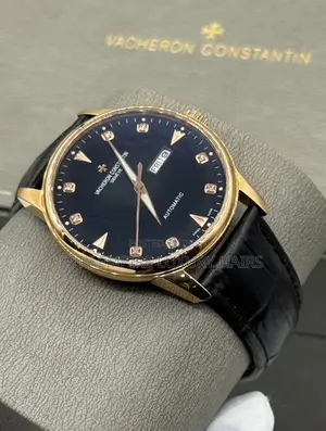 High Quality Luxury Vacheron Constantin Leather Wristwatch