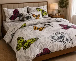 Pure Cotton Complete Duvet Set.