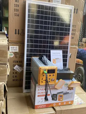 300watts Solar Generator Comes With 50watts Panel,2bulbs and Adapter
