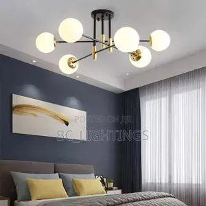 Nordic Modern Led Chandeliers Ceiling Creative Glass Ball Chandelier