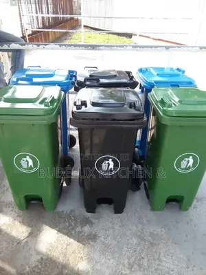 Wheeled Pedal Dustbin 240l | Heavy Duty Plastic Trash Bin With Wheels