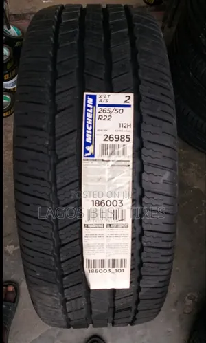 Original Michelin 265/50/22 Suv Tyre–Brand New (Extra Load/All Season)