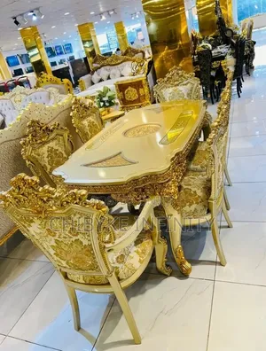 High Quality Imported Royal Dining With Six Chair Available to Pick Up
