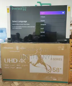 Hisense Tv Uhd 58 Inch A6n Smart