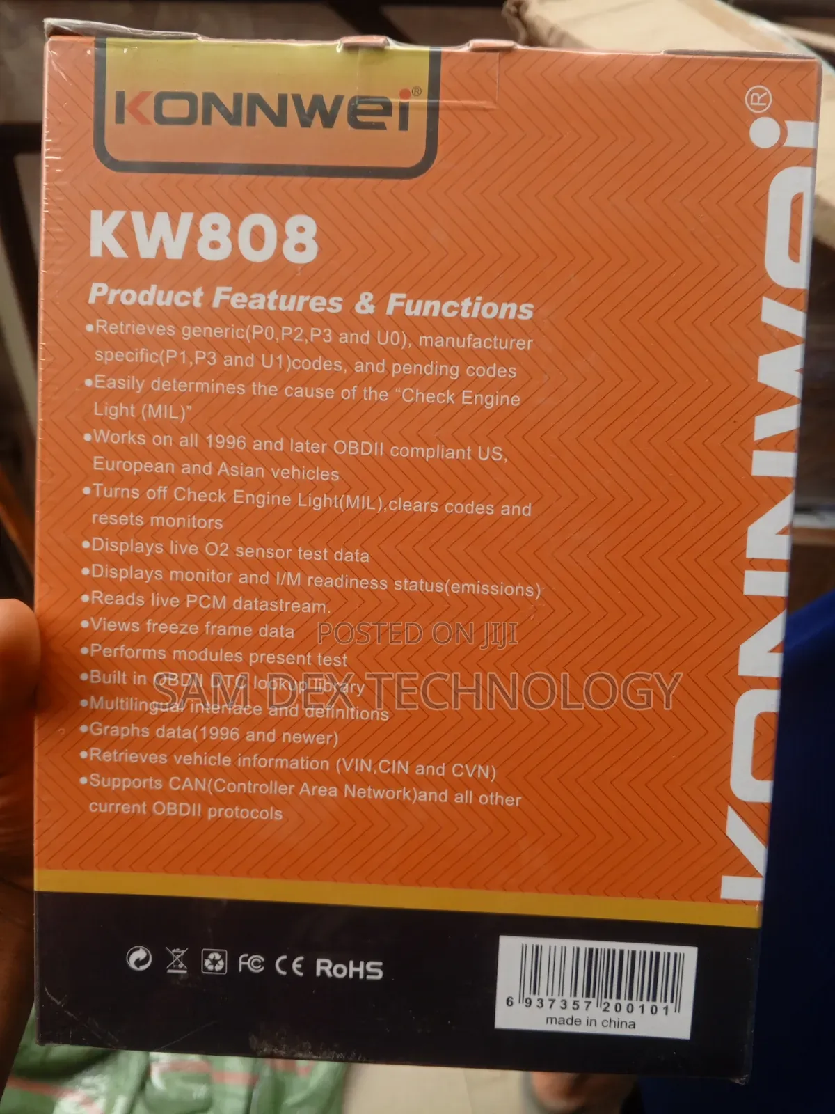 Konwei Obdii/Eobd Car Scanner