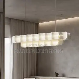 L 1200mm Acrylic Dinning Chandelier
