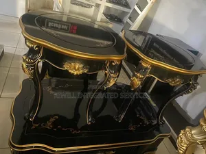 Royal Center Table With Two Sides Stool