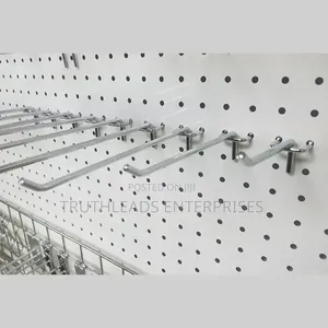 25 Cm Length Silver Chrome Peg Board Hook