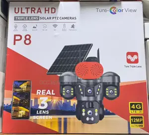 Ultra Hd Triple Lens Solar Ptz Camera