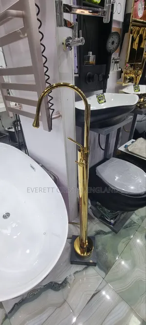 Bathtub Gold Mixer Tap