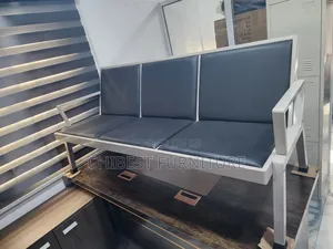 Executive Visitor's Chairs With Leather Seat.