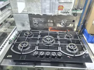 5 Burner Built-in Gas Cooker | Luxury Glass Hob (New Ideal)