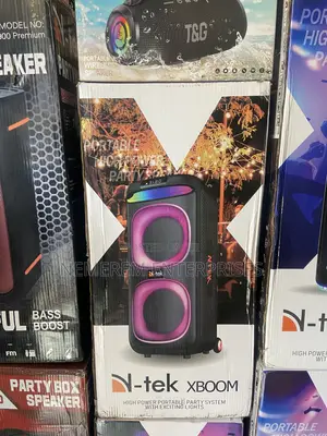 Brand New N-Tek Xboom High Power Rechargeable Party Speaker