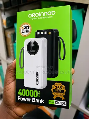 Oroinnob 40,000mah Fast Charging Power Bank (Model Ck-103)