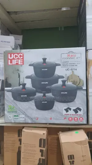 14 PCS Ucc Life Nonstick Granite Pot