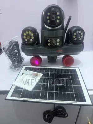 12mp View Point V380 Triple Lens PTZ Solar Camera T33