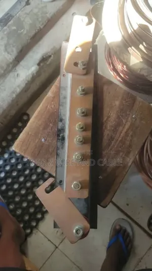 5 Way Earth Bar With 2 Disconnecting Links | Copper Earthing Bar