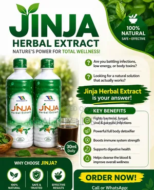 Jinja Herbal Extract From Effectively Target and Eliminate Infection