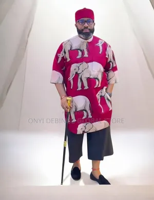 Odogwu Elephant and Lion Head Isiagu Fabric Material for Any Occasion