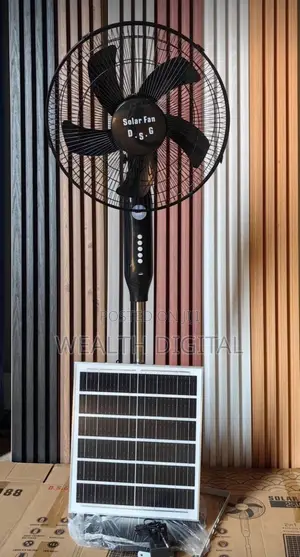 18 Inches Solar Standing Fan With It’S Panel