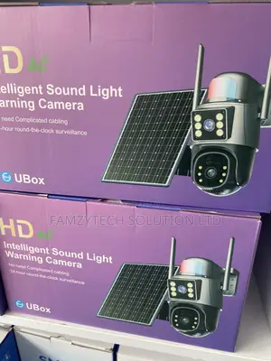 4g Dual Lens Ubox Solar Camera