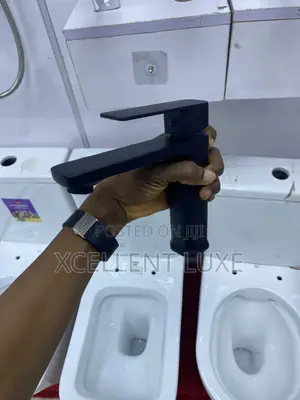 Sweethome Basin Mixer Tap Matt Black With High Pressure