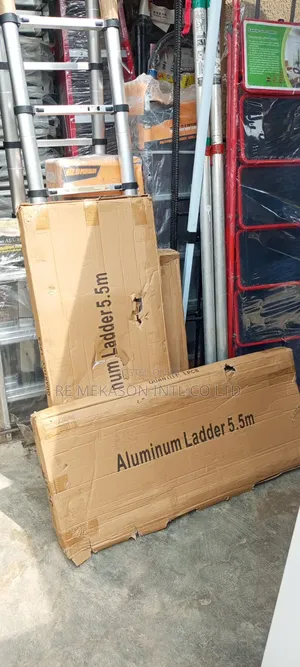 5.5mtrs Heavy Duty Aluminium Telescopic Ladder