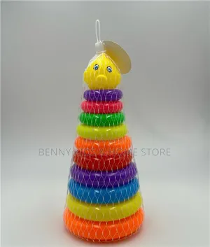 Colourful Pyramid Stacking Ring