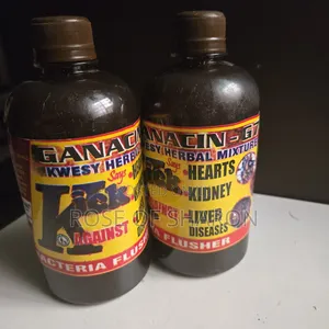 Ganacin G7 Herbal Mixture Kick Against Heart, Kidney Liver Diseases