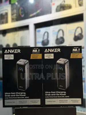 Anker Prime Power Bank (, 220w) 20,100mah Capacity (72.36wh)
