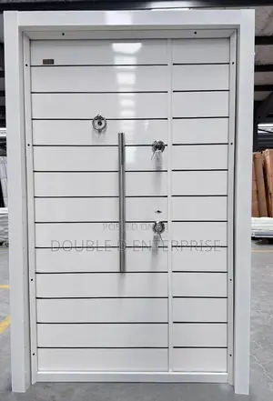 Premium White Security Door