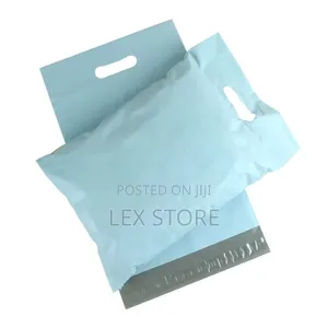 Blue Courier Bag With Handle